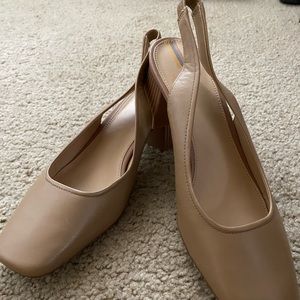 Sam Edelman Leather Sling-back Pumps-Toren Size 8.5